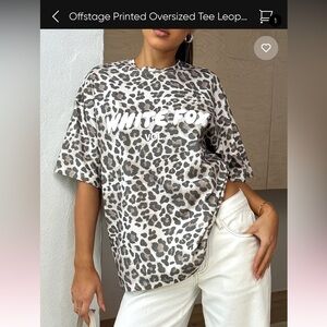 WHITE FOX Leopard Print Women's Top